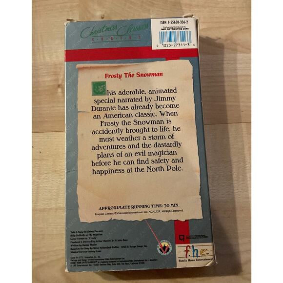 Lot of four winter/holiday/christmas vhs - pre-owned - Picture 6 of 11